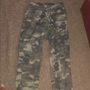 Camouflaged pants